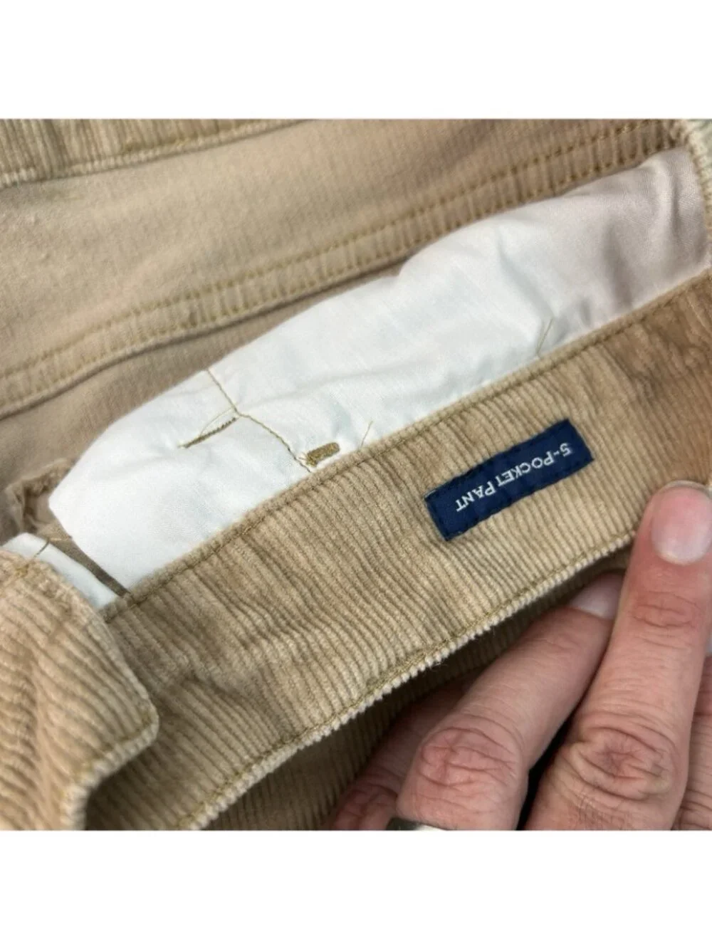 MEN'S VINEYARD VINES STRETCH TERRY CORDUROY #1P001173 5-POCKET PANTS 35x30 (x27)
